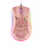Mars Gaming MMEXP, Raton Gaming RGB Ultraligero Rosa