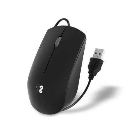 23180-SUBBLIM Raton Business Silencioso con cable USB 1200 DPI