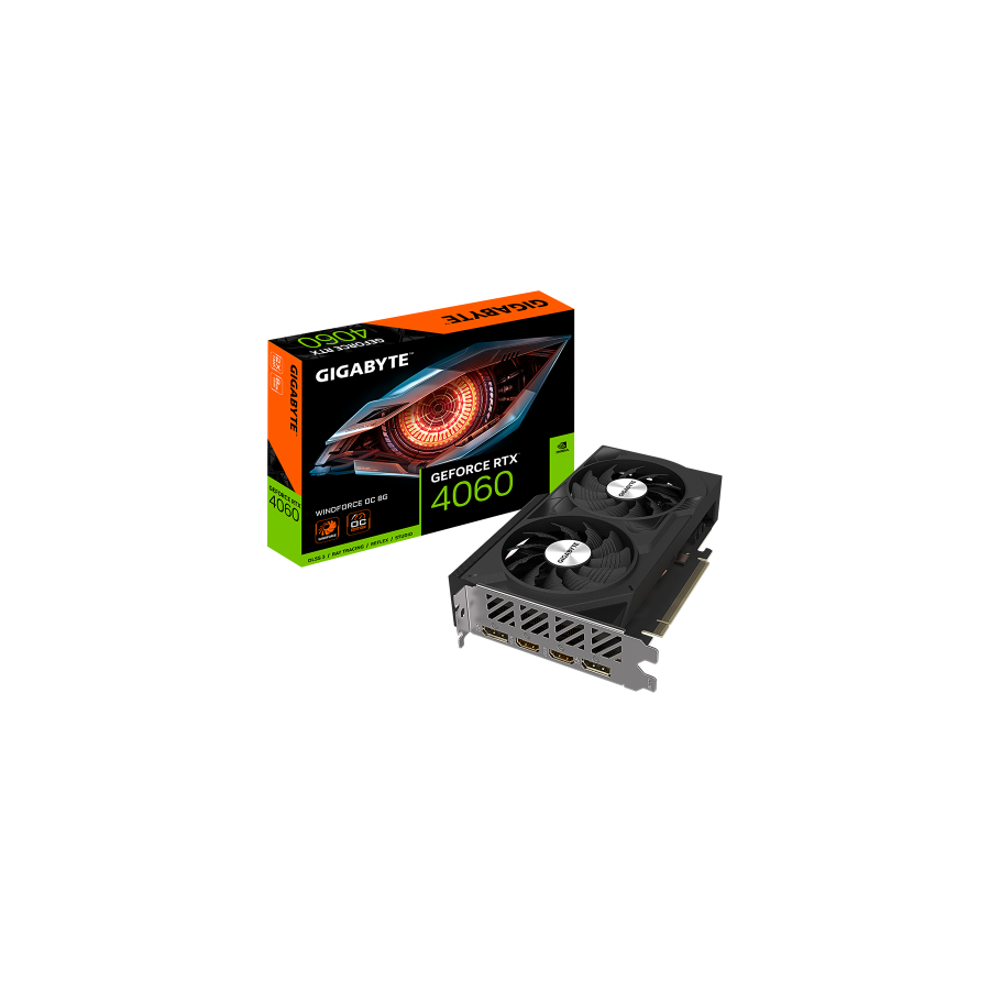 Gigabyte GeForce RTX 4060 WINDFORCE OC 8G NVIDIA 8 GB GDDR6