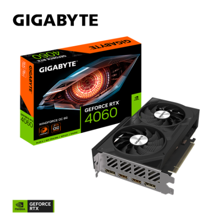 Gigabyte GeForce RTX 4060 WINDFORCE OC 8G NVIDIA 8 GB GDDR6