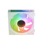 MARS GAMING MF-LINKFINITY, 120MM PWM MODULAR FAN, LINKFINITY CONTACT SYSTEM, INFINITY MIRROR ARGB 360o, WHITE