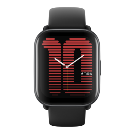 Amazfit Active 4,45 cm (1.75") AMOLED Digital 390 x 450 Pixeles Pantalla tactil Negro GPS (satelite)