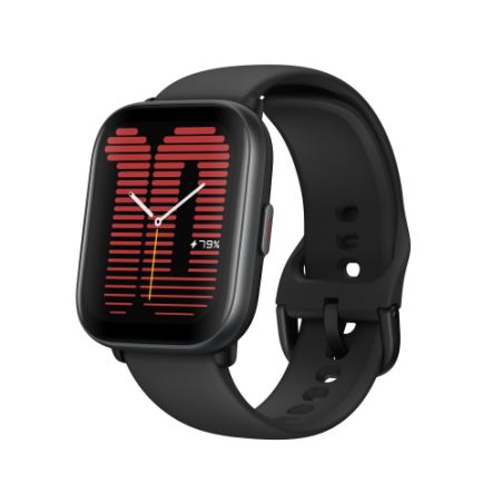 Amazfit Active 4,45 cm (1.75") AMOLED Digital 390 x 450 Pixeles Pantalla tactil Negro GPS (satelite)