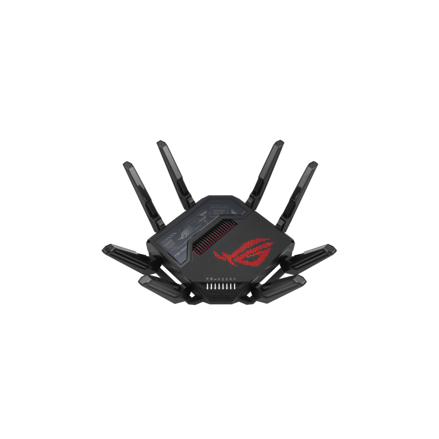 ASUS ROG Rapture GT-BE98 router inalambrico 10 Gigabit Ethernet Quad-band (2.4 GHz / 5 GHz-1 / 5 GHz-2 / 6 GHz) Negro