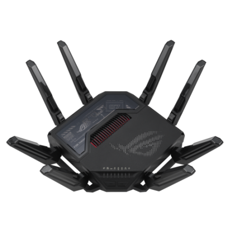 ASUS ROG Rapture GT-BE98 router inalambrico 10 Gigabit Ethernet Quad-band (2.4 GHz / 5 GHz-1 / 5 GHz-2 / 6 GHz) Negro