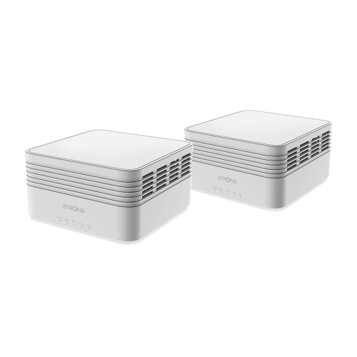 23283-Strong MESHKITAX3000 sistema Wi-Fi Mesh (Wi-Fi en malla) Doble banda (2,4 GHz / 5 GHz) Wi-Fi 6 (802.11ax) Blanco 2