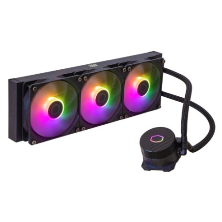Cooler Master MasterLiquid 360L Core ARGB Carcasa del ordenador, Procesador Kit de refrigeracion liquida 12 cm Negro