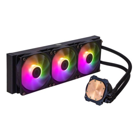 Cooler Master MasterLiquid 360L Core ARGB Carcasa del ordenador, Procesador Kit de refrigeracion liquida 12 cm Negro
