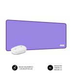 23429-SUBBLIM Alfombrilla con Raton Harmony Pack Mousepad XL + Wireless Mouse Purple