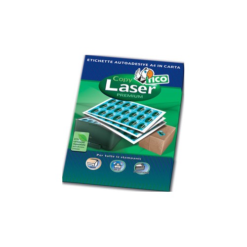 2355-CAJA 100 HOJAS ETIQUETAS BLANCAS SIN MARGENES-LASER/LASER DE COLOR/INYECCION DE TINTA/FOTOCOPIADORAS-105X37 MM TICO