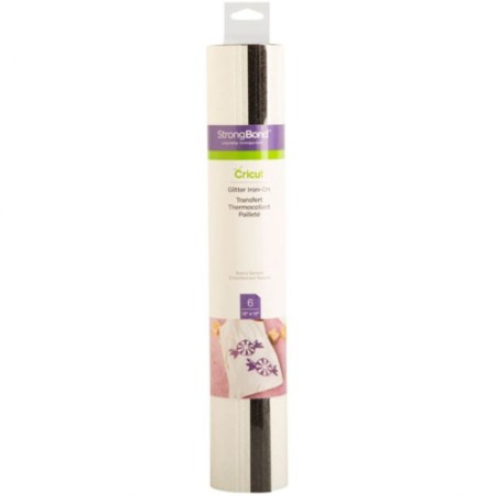 Cricut Glitter Iron-On Sampler Lamina de vinilo de transferencia termica Vinilo de termotransferencia liso 6 hojas