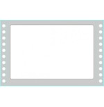 2378-CAJA 500 HOJAS ETIQUETAS BLANCAS EN MODULO CONTINUO-UNA COLUMNA-149X97,2 MM TICO TAB1-1499