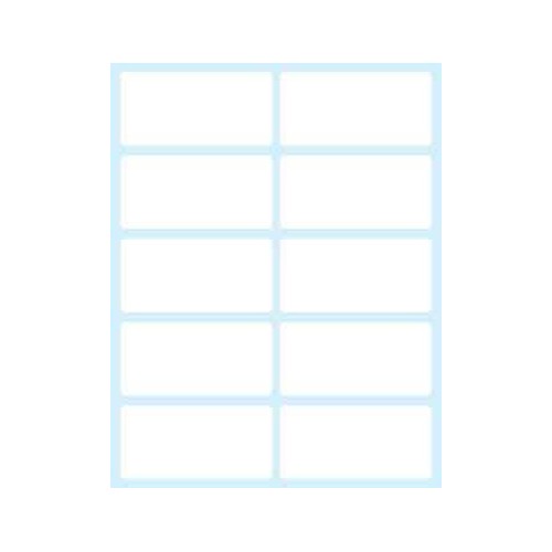 2380-PAQUETE 10 HOJAS ETIQUETAS BLANCAS EN SOBRE-58X28 MM TICO E-5828