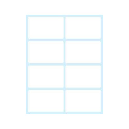 2381-PAQUETE 10 HOJAS ETIQUETAS BLANCAS EN SOBRE-58X36 MM TICO E-5836