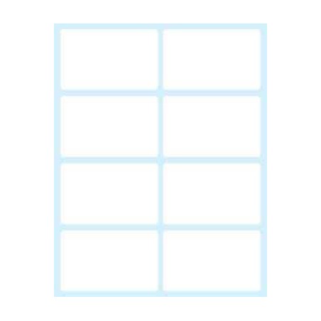 2381-PAQUETE 10 HOJAS ETIQUETAS BLANCAS EN SOBRE-58X36 MM TICO E-5836