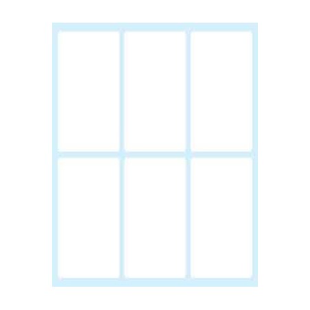 2382-PAQUETE 10 HOJAS ETIQUETAS BLANCAS EN SOBRE-74X38 MM TICO E-7438