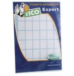 2384-PAQUETE 10 HOJAS ETIQUETAS BLANCAS EN SOBRE-118X70 MM TICO E-11870