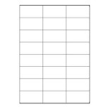 2397-CAJA 100 HOJAS ETIQUETAS BLANCAS SIN MARGENES-LASER/INYECCION DE TINTA/FOTOCOPIADORAS-70X37 MM MEGASTAR LP4MS-7037