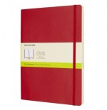 24-LIBRETA CLASICA TAPA BLANDA ROJO ESCARLATA XL (19X25CM) LISA MOLESKINE QP623F2