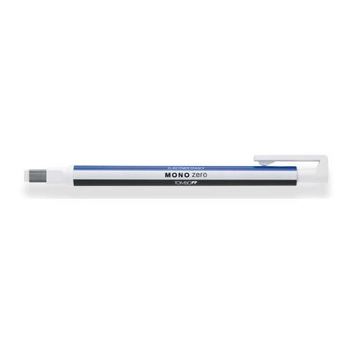 2412-BORRADOR DE PRECISION PUNTA RECTANGULAR 2,5 X 5 MM. CUERPO BLANCO/AZUL/NEGRO TOMBOW EH-KUS