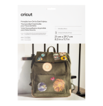 Cricut 2010523 vinilo de transferencia termica Lamina de vinilo de transferencia termica Vinilo de termotransferencia liso 3 hoj