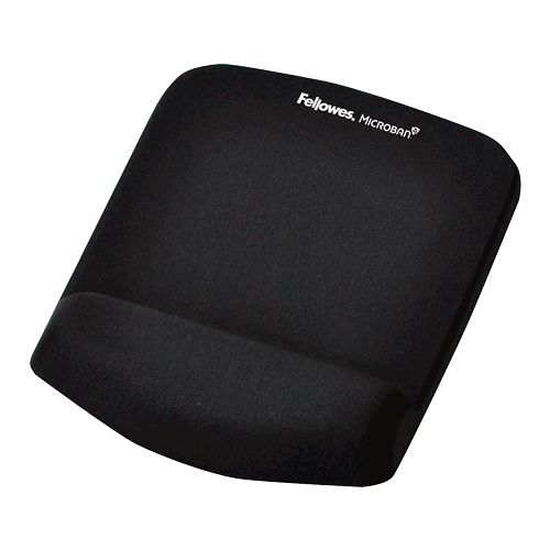 24408-ALFOMBRILLA CON REPOSAMUNECAS RATON PLUSHTOUCH NEGRO FELLOWES 9252003