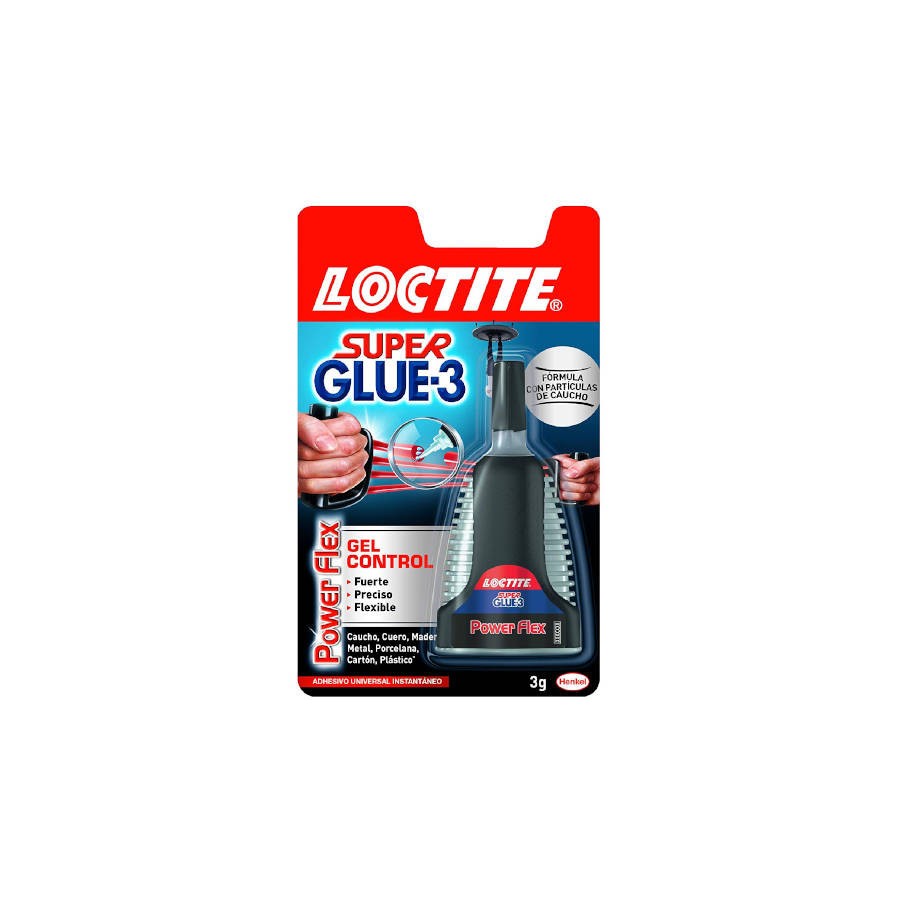 24419-ADHESIVO INSTANTANEO SUPER GLUE-3GR. POWER GEL LOCTITE 2640067