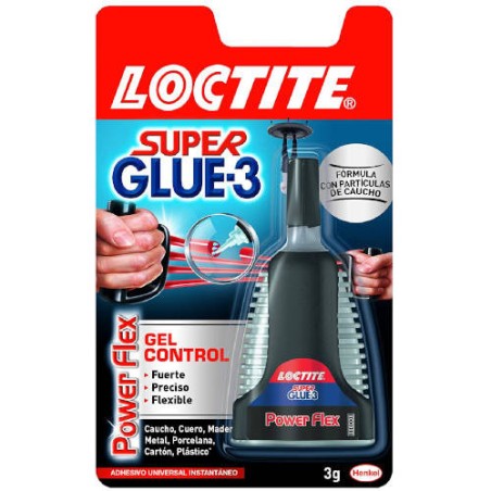24419-ADHESIVO INSTANTANEO SUPER GLUE-3GR. POWER GEL LOCTITE 2640067