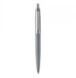 24420-BOLIGRAFO JOTTER XL ALEXANDRA GRIS MATE RIBETE DE COLOR CROMO PLUMIN MEDIO TINTA AZUL PARKER 2068360