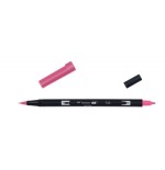 2444-ROTULADOR DOBLE PUNTA PINCEL COLOR HOT PINK TOMBOW ABT-743