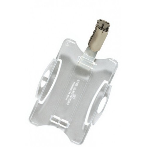 24457-CAJA DE 25 IDENTIFICADORES PARA TARJETAS SEGURIDAD SIMPLE CON PINZA 54X85MM  DURABLE 8118-19