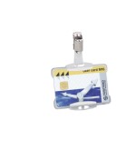 24458-CAJA DE 25 IDENTIFICADORES PARA TARJETAS SEGURIDAD SIMPLE CON PINZA 54X85MM  DURABLE 8118-19