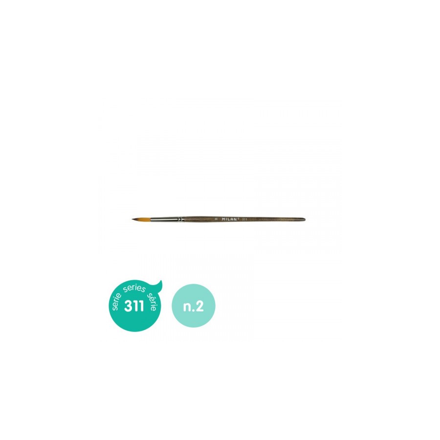 24480-PINCEL SINTETICO REDONDO SERIE 311, No 2 MILAN 80462