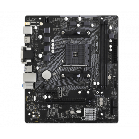 24486-#PLACA ASROCK A520M-HDV,AMD,AM4,A520,2DDR4,MATX
