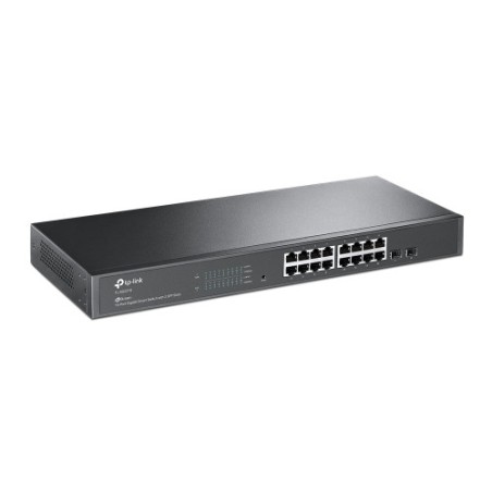 24506-TP-LINK TL-SG2218 switch Gestionado L2/L2+ Gigabit Ethernet (10/100/1000) Negro