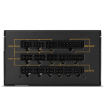 24517-NOX HUMMER X 850W PLUS GOLD unidad de fuente de alimentacion 24-pin ATX Negro