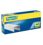 24544-CAJA 5000 GRAPAS 26/6 ESTANDAR GALVANIZADAS RAPID 24861800