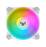 ASUS TUF GAMING TF120 ARGB WHITE EDITION Carcasa del ordenador Refrigerador de aire 12 cm Blanco 1 pieza(s)