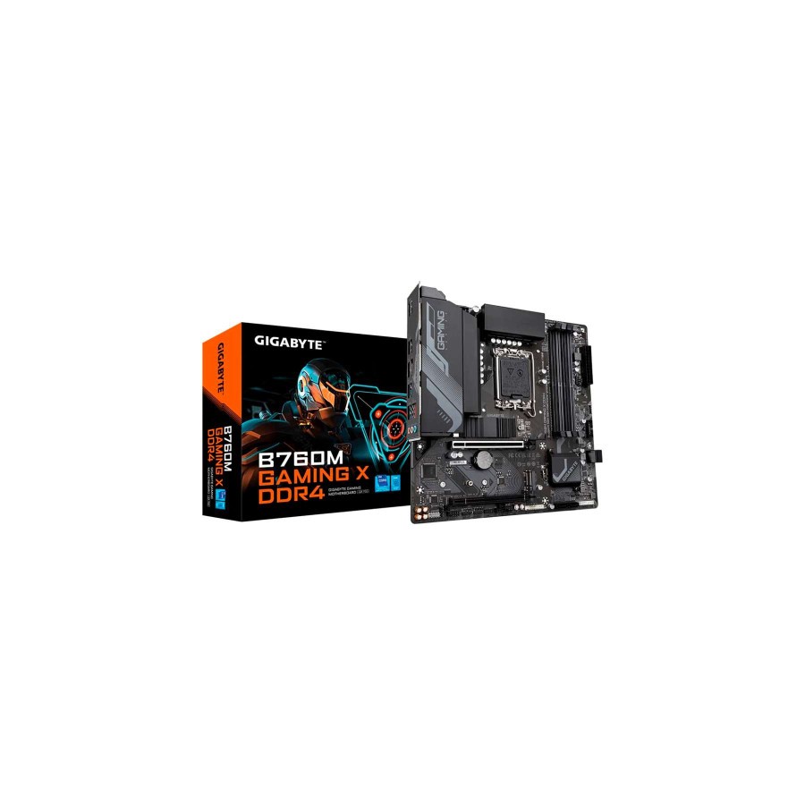 24602-PLACA GIGABYTE B760M GAMING X DDR4,INTEL,1700,B760,4DDR4,128GB,HDMI+DP,4SATA+3M.2,3USB 3.2+USB-C,2.5GB,MATX