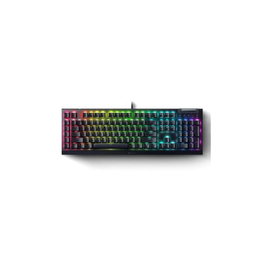 24623-TECLADO RAZER BLACKWIDOW V4 X YELLOW SWITCH (ESPANOL) (RZ03-04702800-R311)