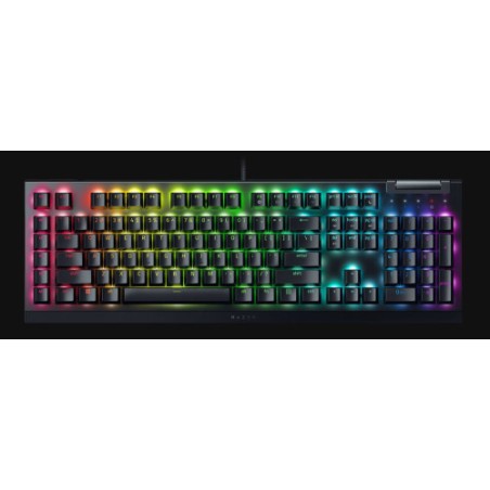 24625-TECLADO RAZER BLACKWIDOW V4 X YELLOW SWITCH (ESPANOL) (RZ03-04702800-R311)