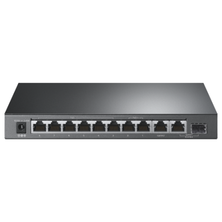 24631-TP-Link TL-SG1210PP switch No administrado Gigabit Ethernet (10/100/1000) Energia sobre Ethernet (PoE) Negro