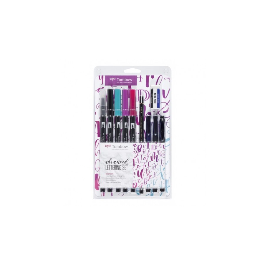 2465-SET LETTERING DE CALIGRAFIA MODELO ADVANCED TOMBOW LS-ADV