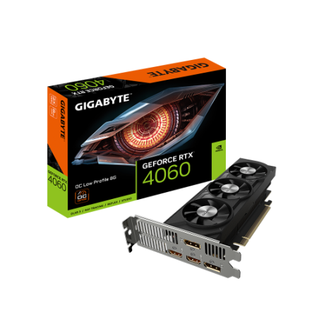 Gigabyte GeForce RTX 4060 OC Low Profile 8G NVIDIA GeForce RTX- 4060 8 GB GDDR6