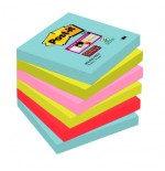 24686-PACK 6 BLOCS 90 HOJAS NOTAS ADHESIVAS 76X76MM SUPER STICKY COLECCION COSMIC 654-6SS-COS POST-IT 7100263206