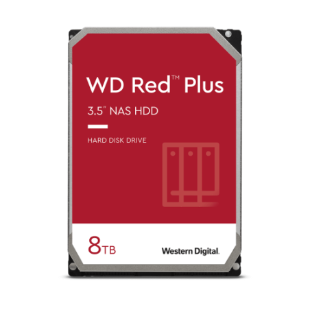 24689-WD HD INTERNO WD RED PLUS 8TB 3.5 SATA -  WD80EFPX