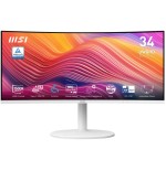24706-MSI Modern MD342CQPW pantalla para PC 86,4 cm (34") 3440 x 1440 Pixeles UltraWide Quad HD Blanco