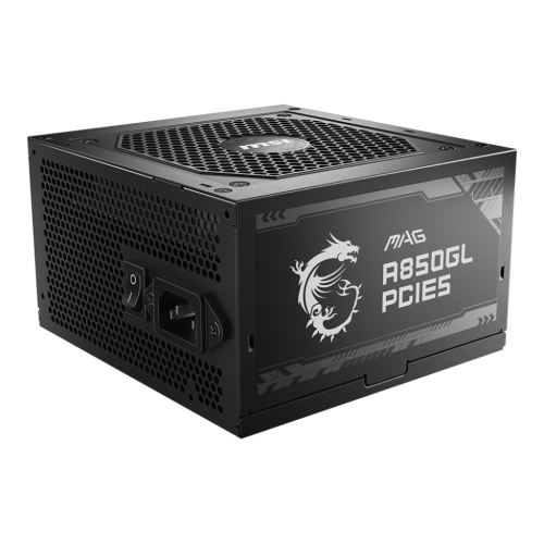 24771-MSI MAG A850GL PCIE5 unidad de fuente de alimentacion 850 W 20+4 pin ATX ATX Negro