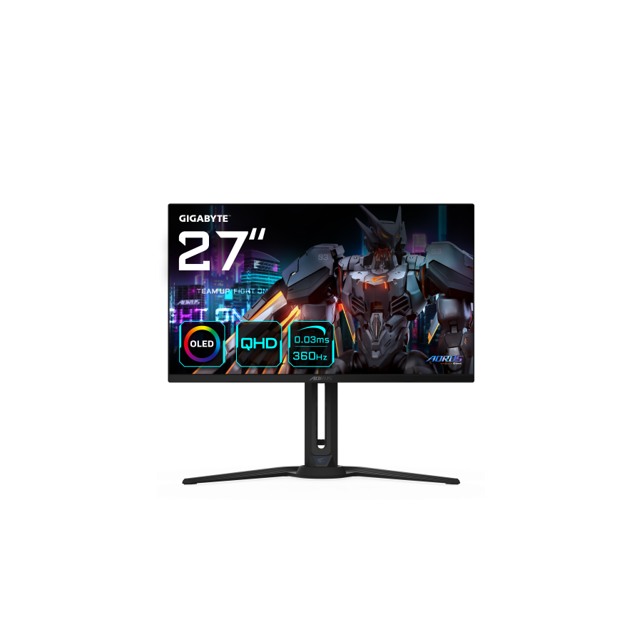 AORUS FO27Q3 pantalla para PC 68,6 cm (27") 2560 x 1440 Pixeles Quad HD OLED Negro