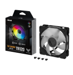 24833-ASUS TUF Gaming TR120 ARGB Fan - Single Pack Carcasa del ordenador Ventilador 12 cm Negro